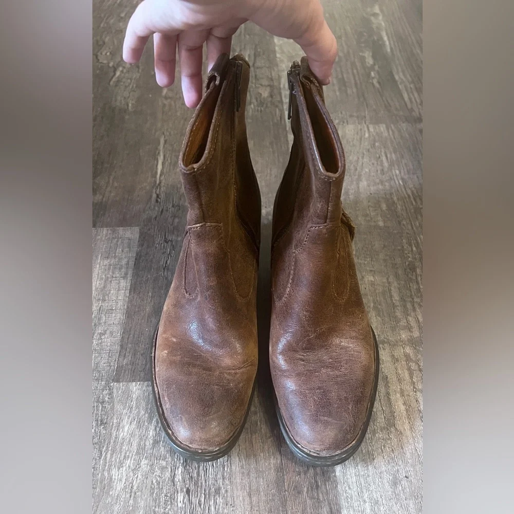 FINAL PRICE Born Leather Brown Boots - Picture 5 of 6